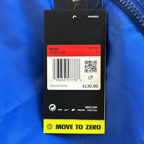 Team USA Nike 2020 Summer Olympics Full-Zip Hoodie Windbreaker Jacket - Navy - Picture 2 of 3